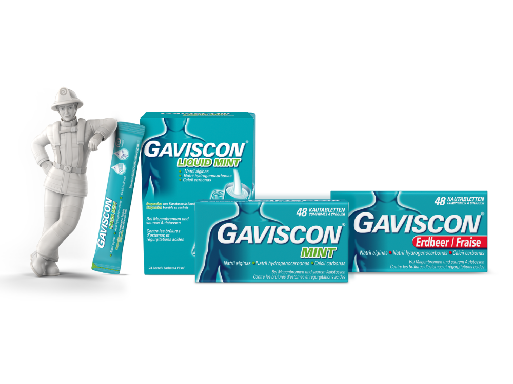 BEI 4 GAVISCON SYMPTOMEN VON MAGENBRENNNEN